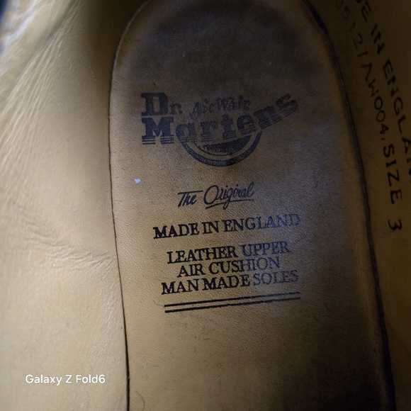 Vintage Dr Martens Girls Size 3 Mary Jane Black Leather Double Strap Doll Shoes - Picture 5 of 10